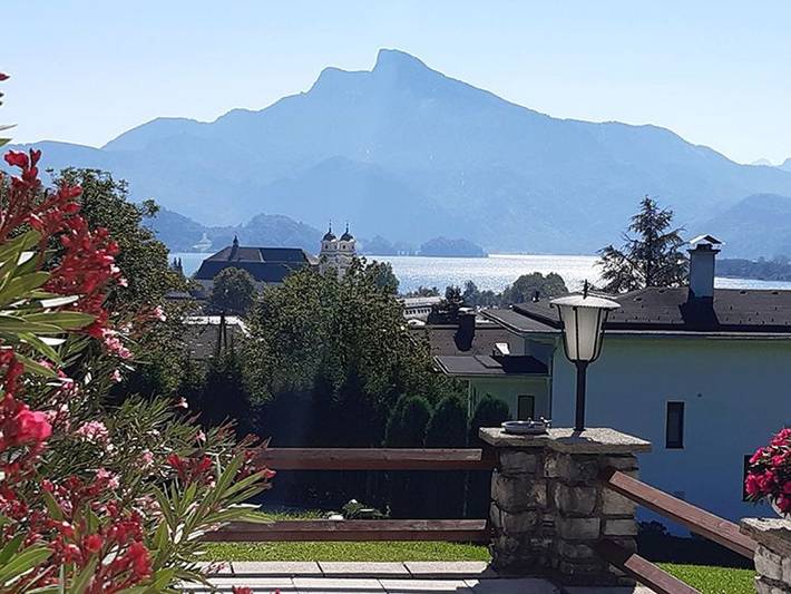 Ferienwohnung für 2 Personen, mit Balkon und Garten sowie Seeblick und Ausblick in Mondsee (Stadt) - 2