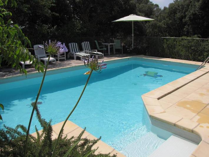 Location de vacances pour 4 personnes, avec piscine ainsi que vue et jardin, animaux acceptés à Galargues - 2