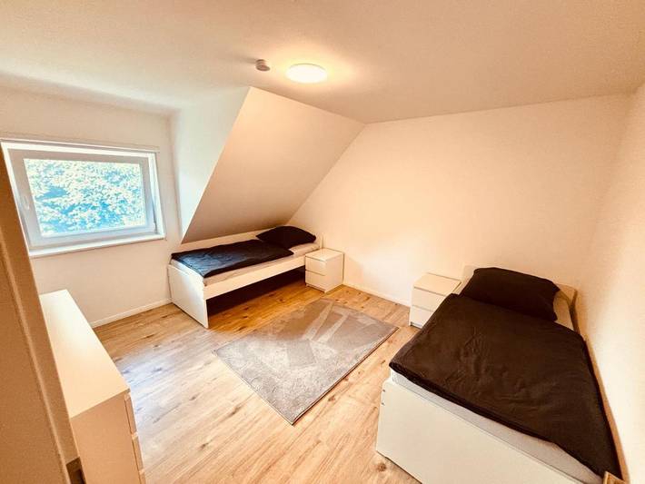 Ferienwohnung für 6 Personen, mit Balkon und Terrasse sowie Garten und Ausblick in Artlenburg