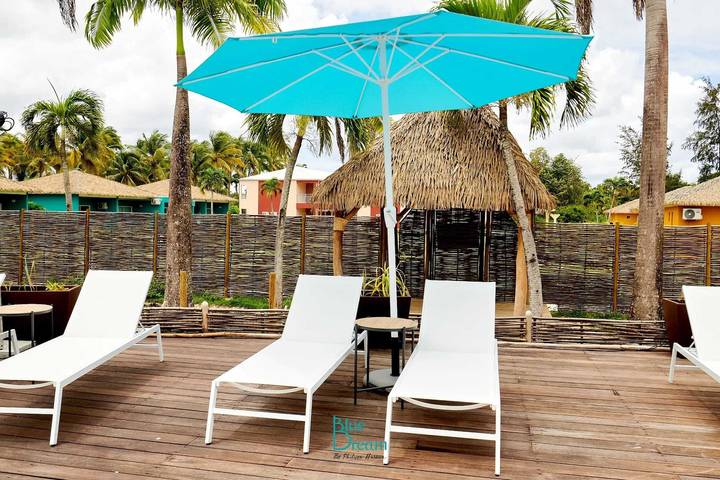 Studio pour 4 personnes, avec piscine et terrasse