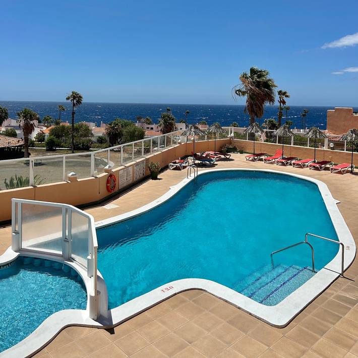 Vacation Home 'Apt with Ocean View San Blas K104' with Wi-Fi in Golf del Sur, San Miguel de Abona