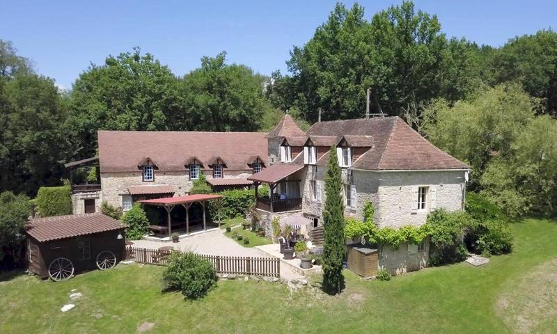 Gîte pour 6 personnes, avec piscine et bassin pour enfant ainsi que jardin et vue, animaux acceptés à Catus - 2