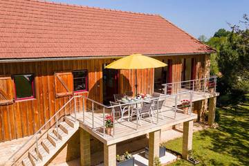 Gîte pour 4 personnes, avec jardin et balcon à Sagelat