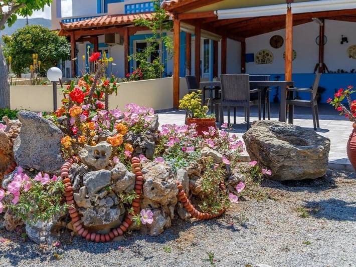 Private Sun im Fischerdorf Mochlos in Lasithi