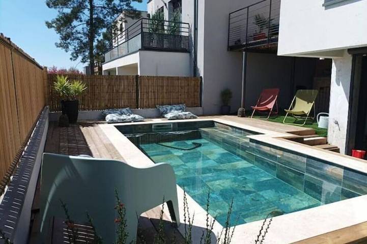 Maison de vacances pour 8 personnes, avec Balcon et Jardin