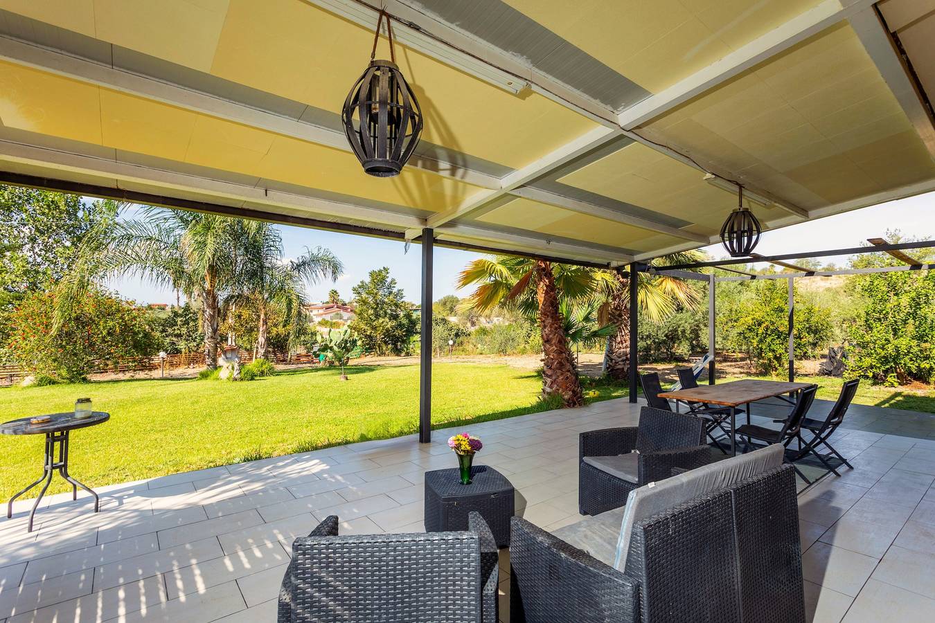 Villa 'Green Garden' mit privater Terrasse, Wlan und Klimaanlage in Syrakus Provinz