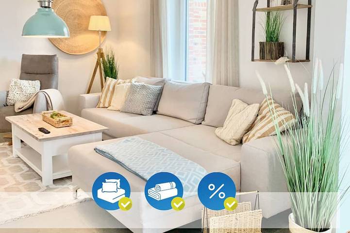 Ferienhaus für 10 Personen, mit Sauna und Balkon sowie Garten