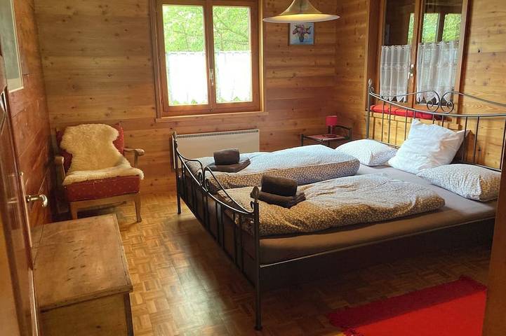 Ganze Wohnung, Chalet Leiggener Appartement/Fewo, 1. Stock Leiggener Og in Rosswald, Brig