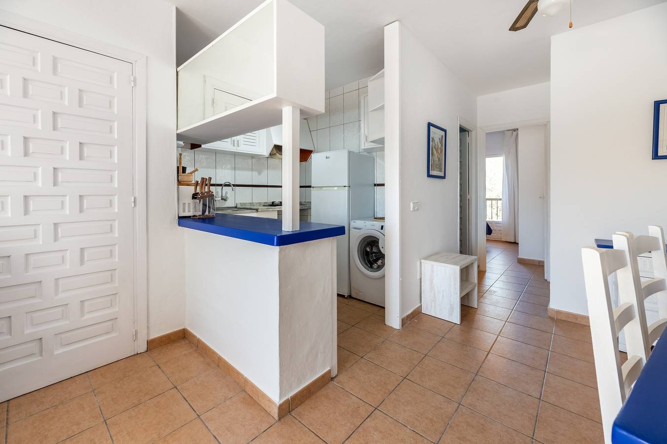 Ganze Wohnung, Ferienwohnung 'Isla Blanca' mit Klimaanlage in Es Pujols, Formentera