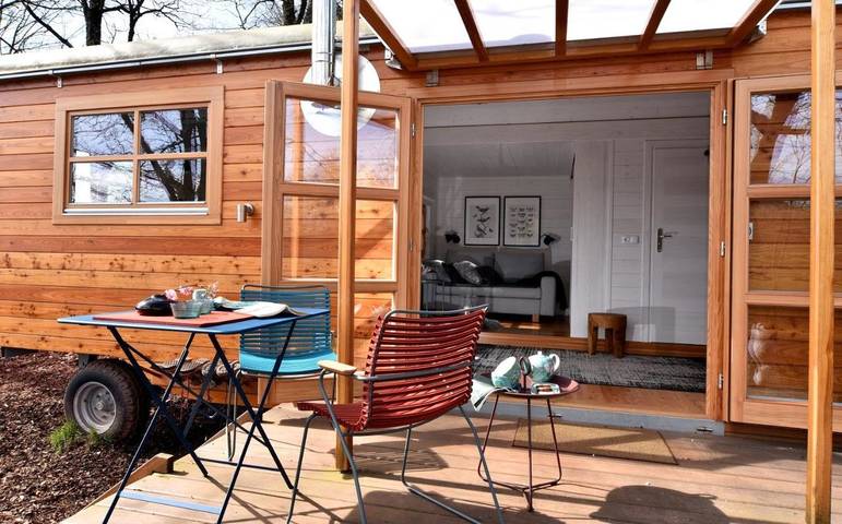 Ferienwohnung für 2 Personen, mit Terrasse und Garten sowie Ausblick in Trier