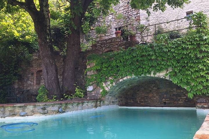 Maison de vacances pour 12 personnes, avec Terrasse et Jardin à Lagorce