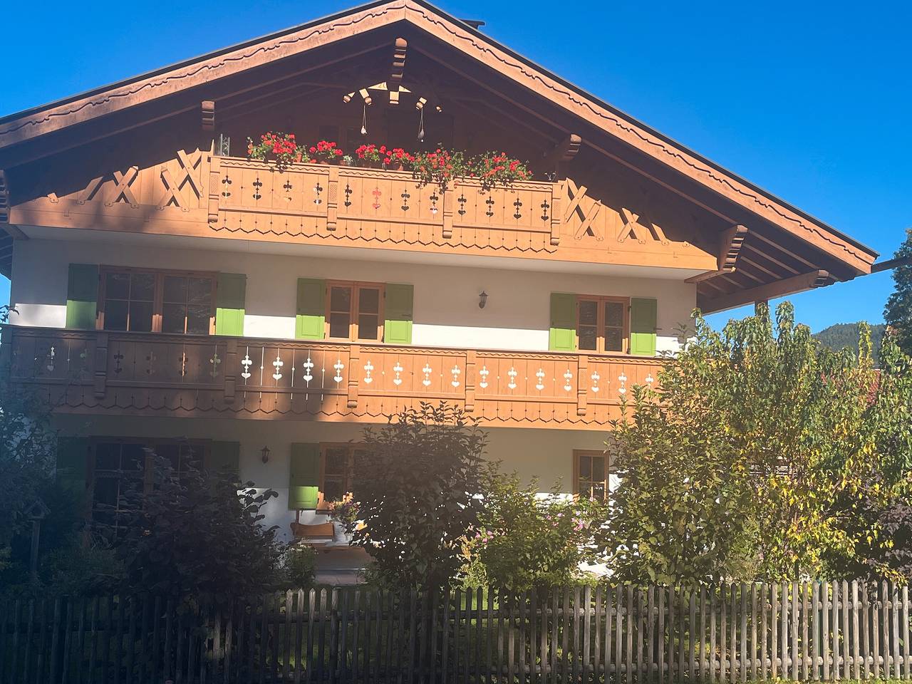 Ganze Wohnung, Apartment 'Maria Grasegger' mit Bergblick, Balkon und Wlan in Grainau, Eibsee