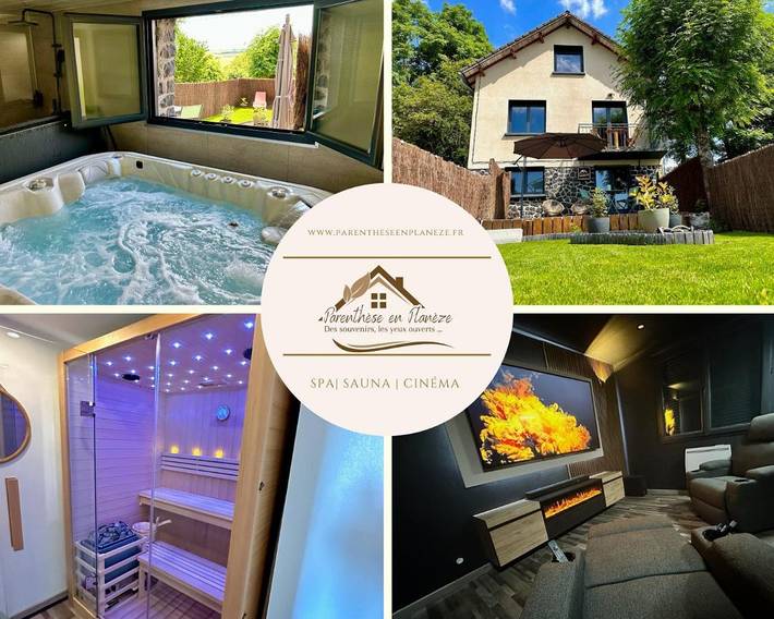 Maison de vacances pour 2 personnes, avec Balcon et Jacuzzi ainsi que Terrasse et Jardin