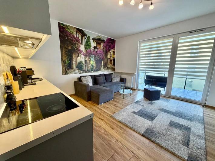 Apartament wakacyjny dla 2 osób, z balkon w Nowy Dwór Mazowiecki