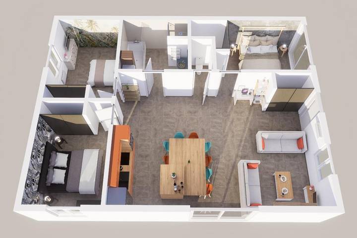 Location de vacances pour 8 personnes, avec jardin et piscine à Cessenon-sur-Orb - 3