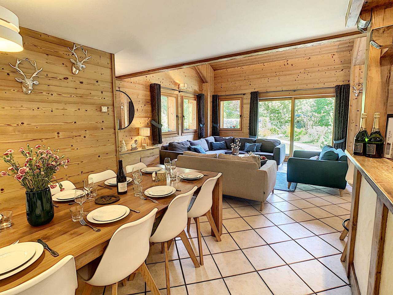 Ganze Wohnung, Luxuswohnung in Les Gets - 10 Pers - Jacuzzi & Sauna in Les Gets, Les Portes du Soleil
