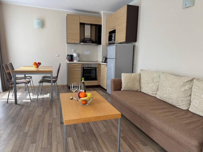 Apartament wakacyjny dla 4 osób, z Balkon i Taras oraz Basen i Widok w Obzor