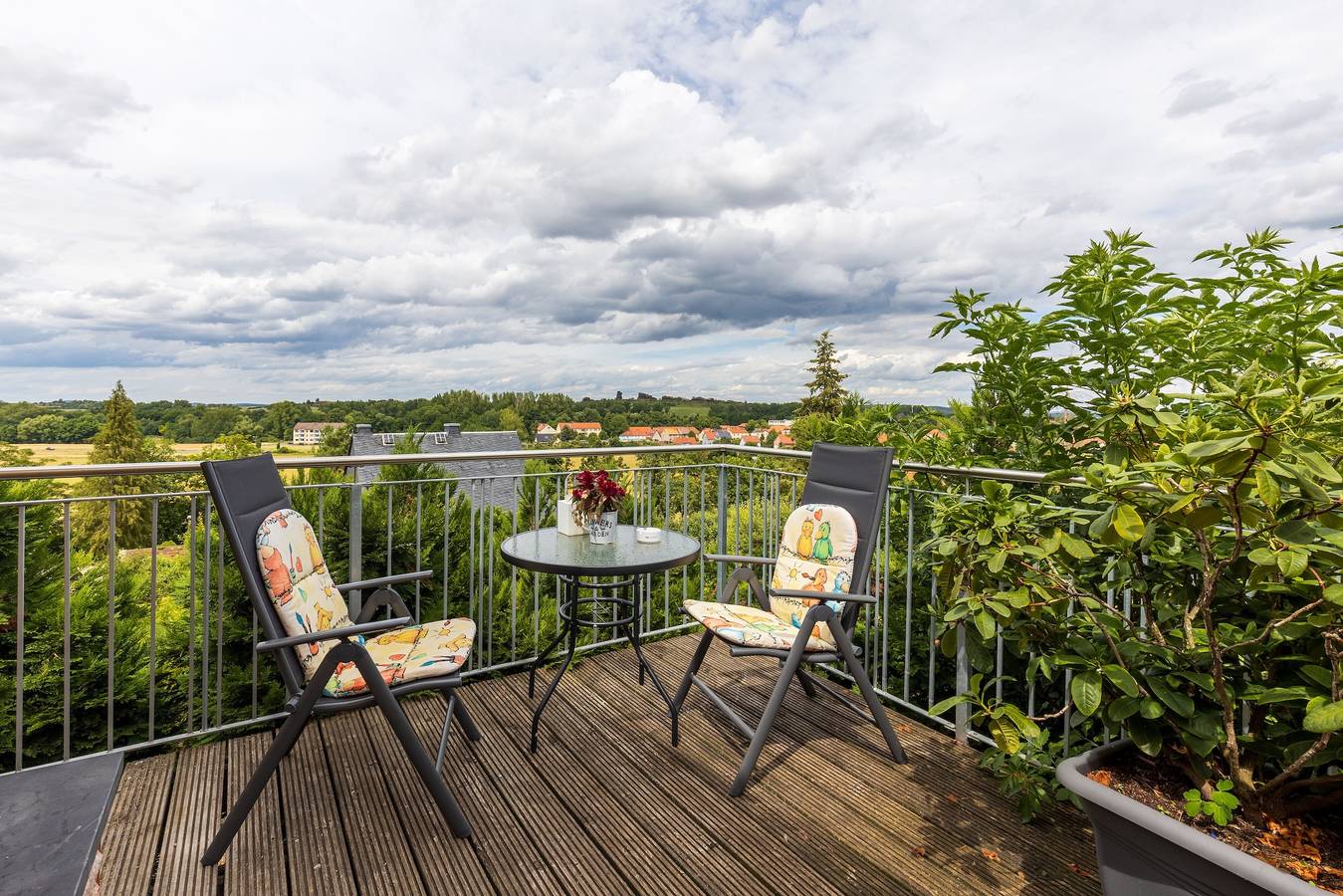 Ferienhaus 'Teufelsmauer-Blick' mit Bergblick, Gemeinschaftsterrasse und Wi-Fi in Neinstedt, Thale