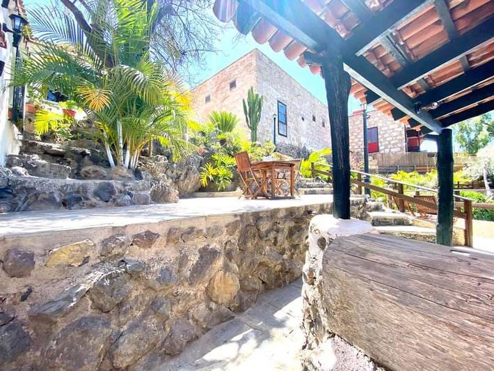 Casa rural para 5 personas, con piscina además de jardín y vistas, Se admiten mascotas en Granadilla de Abona - 4