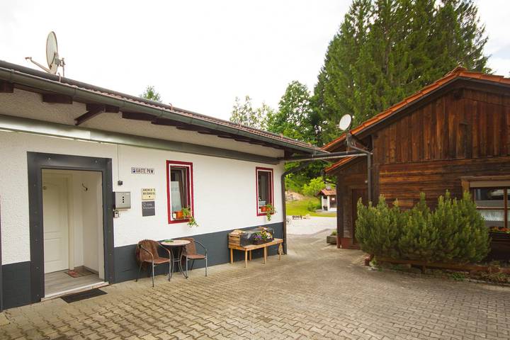 Ferienhaus für 3 Personen, mit Sauna und Terrasse sowie Garten, kinderfreundlich in Arnbruck