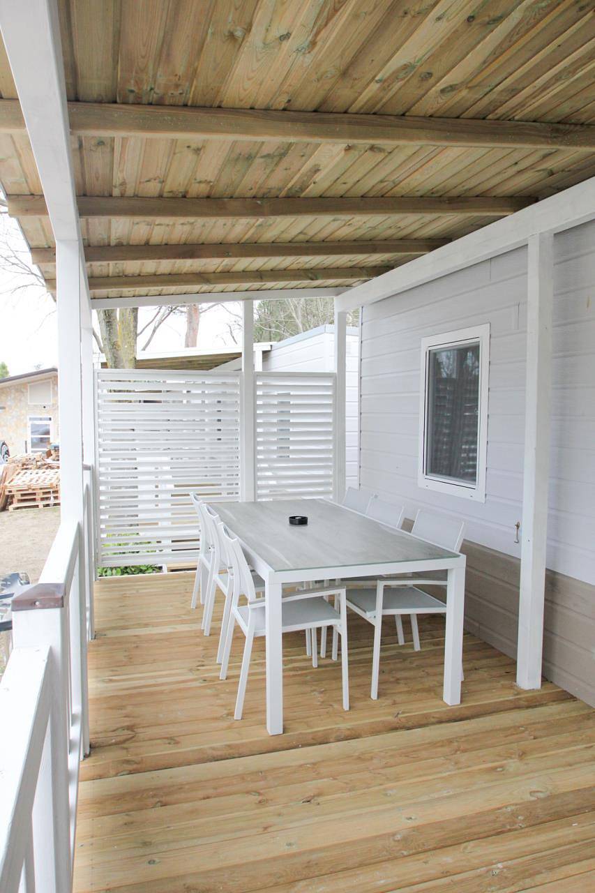 Camping Village Rosapineta Mobilehome Happy Superior für 7 Personen in Rosolina Mare, Polesine