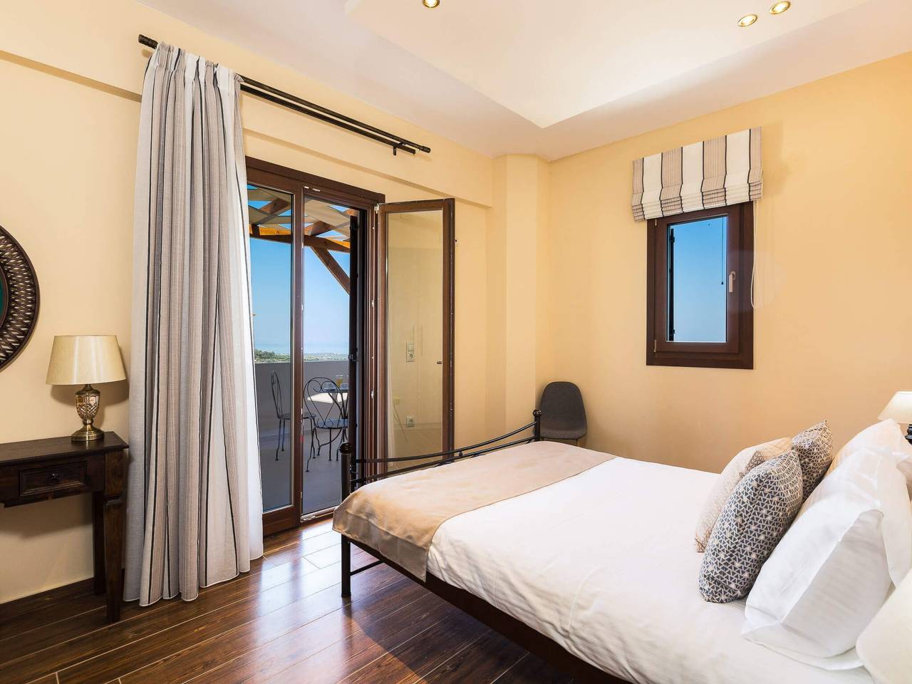 Family Villa Privater Pool Grillplatz Meerblick in Mesi, Rethymno e dintorni