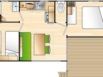 Camping pour 4 Personnes dans Brain-sur-l'Authion, Parc naturel régional Loire-Anjou-Touraine, Photo 4