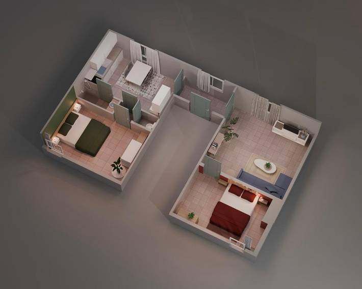 Gîte pour 4 personnes, avec vue, animaux acceptés dans Office De Tourisme De Saint Gilles - 2