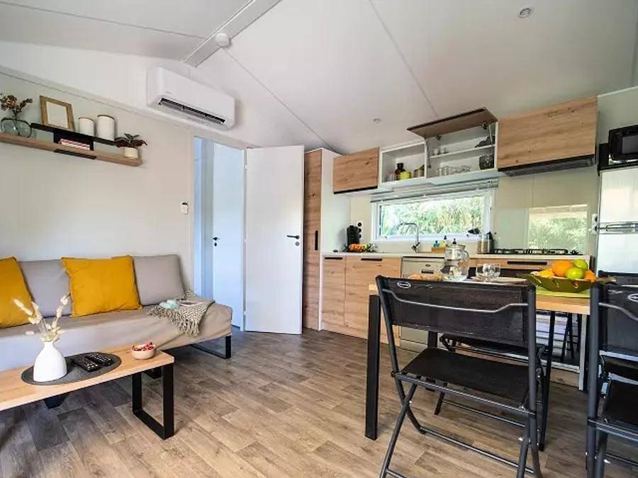 Camping l'Océan - Mobilhome 4 personas - Duo Premium 3 Habitaciones 4 Personas Jacuzzi + Aire Acondicionado + Tv in Brem-sur-Mer, Valle del Loira