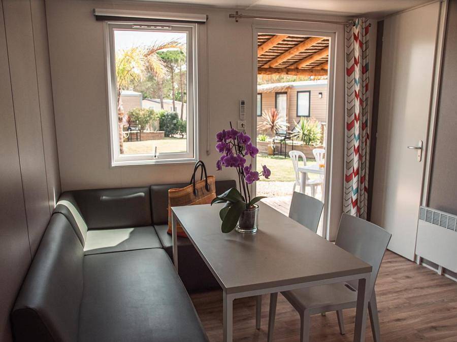 Camping Calypso - Mobilhome 4 personnes - Gamme Prestige - Faré - 2 chambres / 1 salle de bain - Climatisé in Torreilles, Côte d'Améthyste