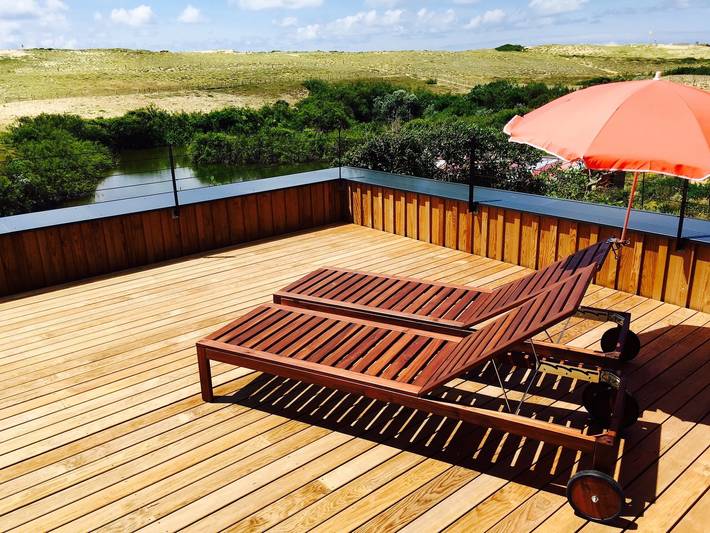 Location de vacances pour 8 personnes, avec jardin, adapté aux familles dans Plage De La Piste Capbreton