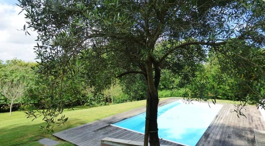 Location de vacances pour 14 personnes, avec vue ainsi que piscine et jardin à Arbonne - 2
