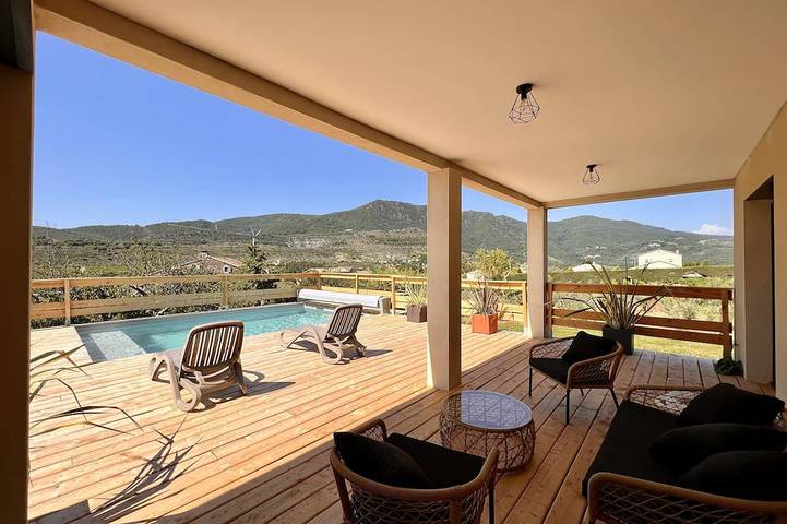 Villa pour 6 personnes, avec terrasse et jardin dans les Parc national des Cévennes