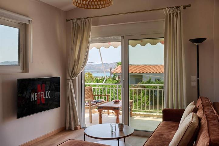 Ferienhaus für 5 Personen, mit Garten und Ausblick