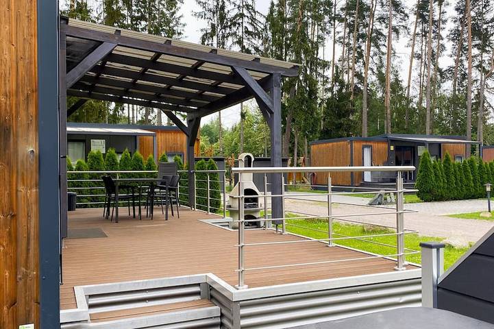 Ferienhaus für 4 Personen, mit Terrasse und Whirlpool sowie Sauna - 1