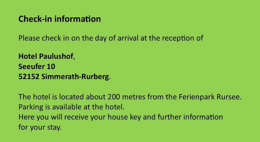 Ferienpark für 4 Personen, mit Garten und Ausblick sowie Pool und Seeblick in der Eifel - 3