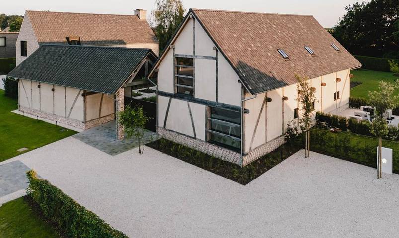 Cottage pour 2 personnes, avec piscine ainsi que vue et jardin dans Herck-la-Ville