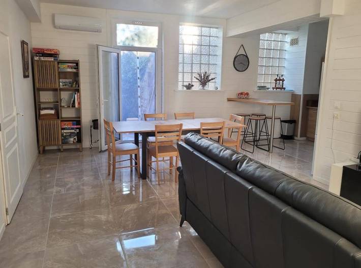 Appartement de vacances pour 6 personnes, avec jardin, animaux acceptés