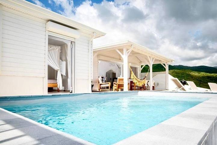 Maison de vacances pour 6 personnes, avec jardin à Bouillante