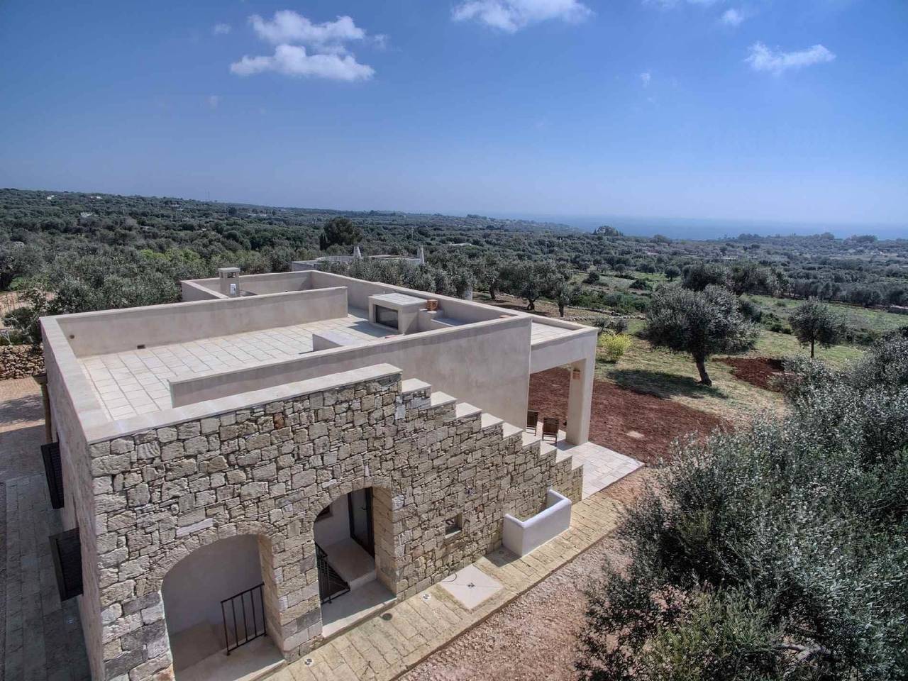 Ferienhaus für 6 Personen mit Terrasse in Patù, Golf von Tarent