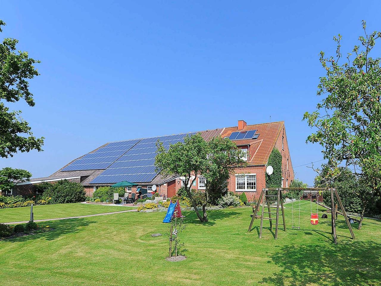 Ganze Ferienwohnung, Ferienwohnungen auf Ferienhof Warfthof Becker in Werdum - Ferienwohnung Wintergarten in Wallum, Werdum