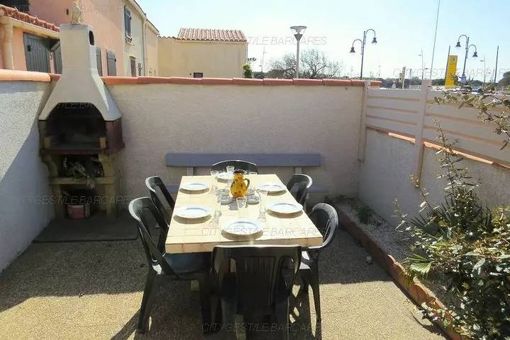 Angenehmes Haus direkter Zugang zum Strand Privatparkplatz 4Jm6 in Le Barcarès, Côte d'Améthyste