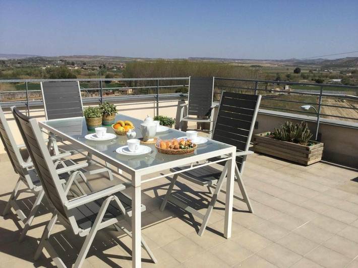 Gîte pour 6 personnes, avec vue et terrasse à Tudela - 4