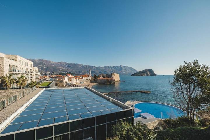 Hôtel pour 6 personnes, avec vue et sauna ainsi que piscine et terrasse à Budva - 4