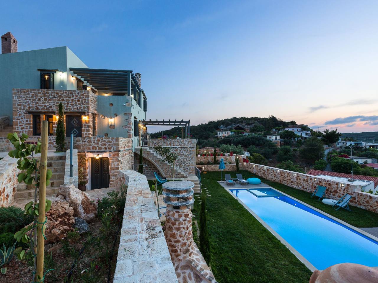 In Achlades mit Privatem Pool in Rethymno und Umgebung