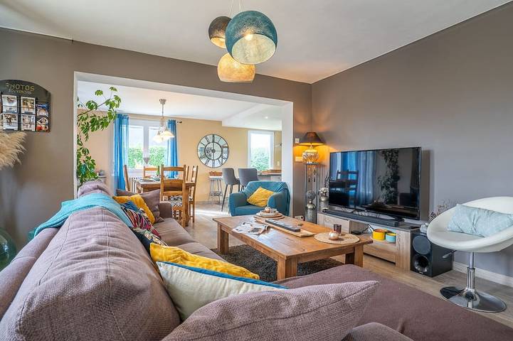 Location de vacances pour 6 personnes, avec jardin, animaux acceptés à Trégueux