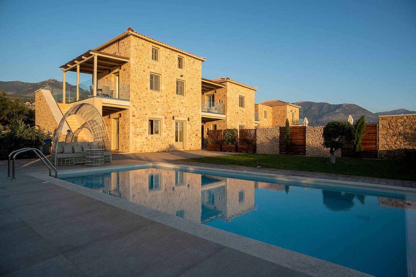 Villa für 4 Personen mit Meerblick in Stoupa, Messenien