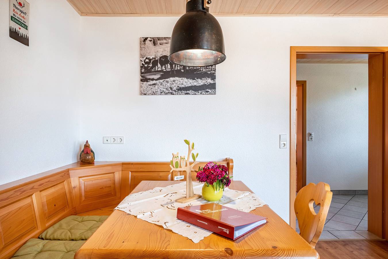 Ganze Wohnung, Ferienwohnung 'Sonnenblick, 54qm' mit gemeinsamer Terrasse, gemeinsamem Garten und Wi-Fi in Schonach, Südschwarzwald