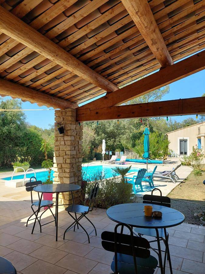 Chambre d’hôte pour 2 personnes, avec Terrasse et Jacuzzi ainsi que Jardin et Piscine