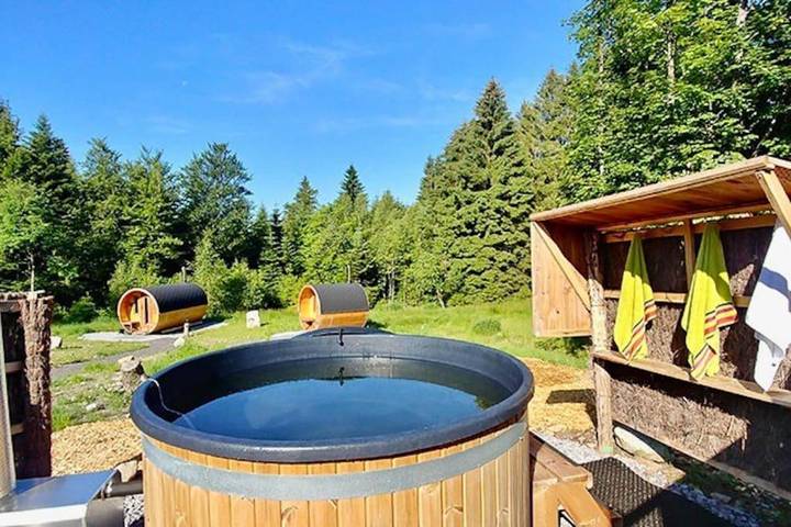 Gîte pour 5 personnes, avec jardin et vue, animaux acceptés à Gerbépal